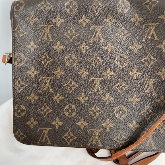 Louis Vuitton LV Shoulder Bag Cartouchiere GM Brown Monogram - Picture 10 of 16